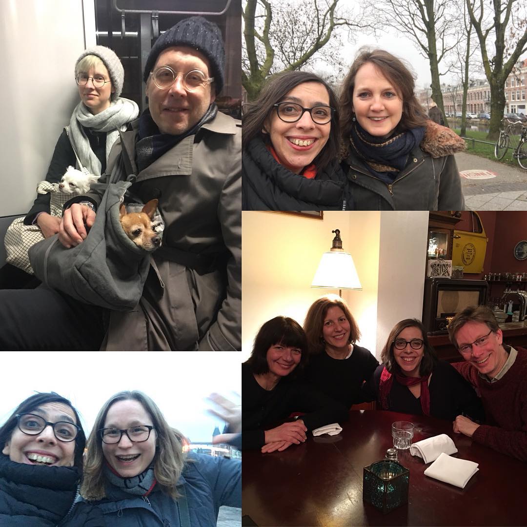 32 years of friendships in 24 hours. Thank you, lovelies, for making the time. (Good bye Amsterdam. See you again soon.)