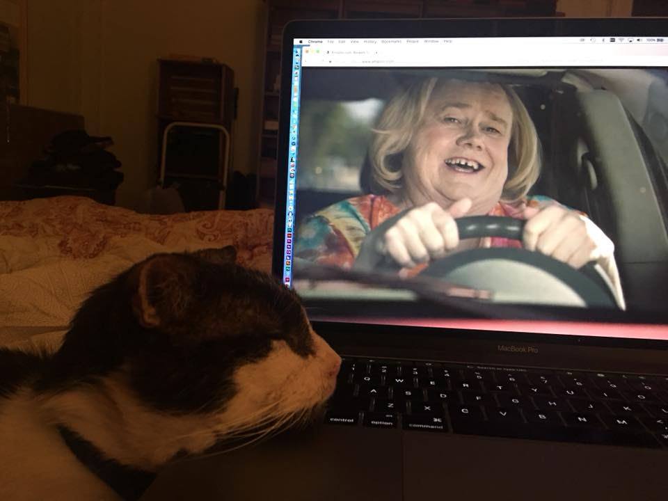 OMO is back in Manhattan and seems to enjoy Louie Anderson as Christine Baskets. Thank you, Anne, for giving OMO an amazing home. xo