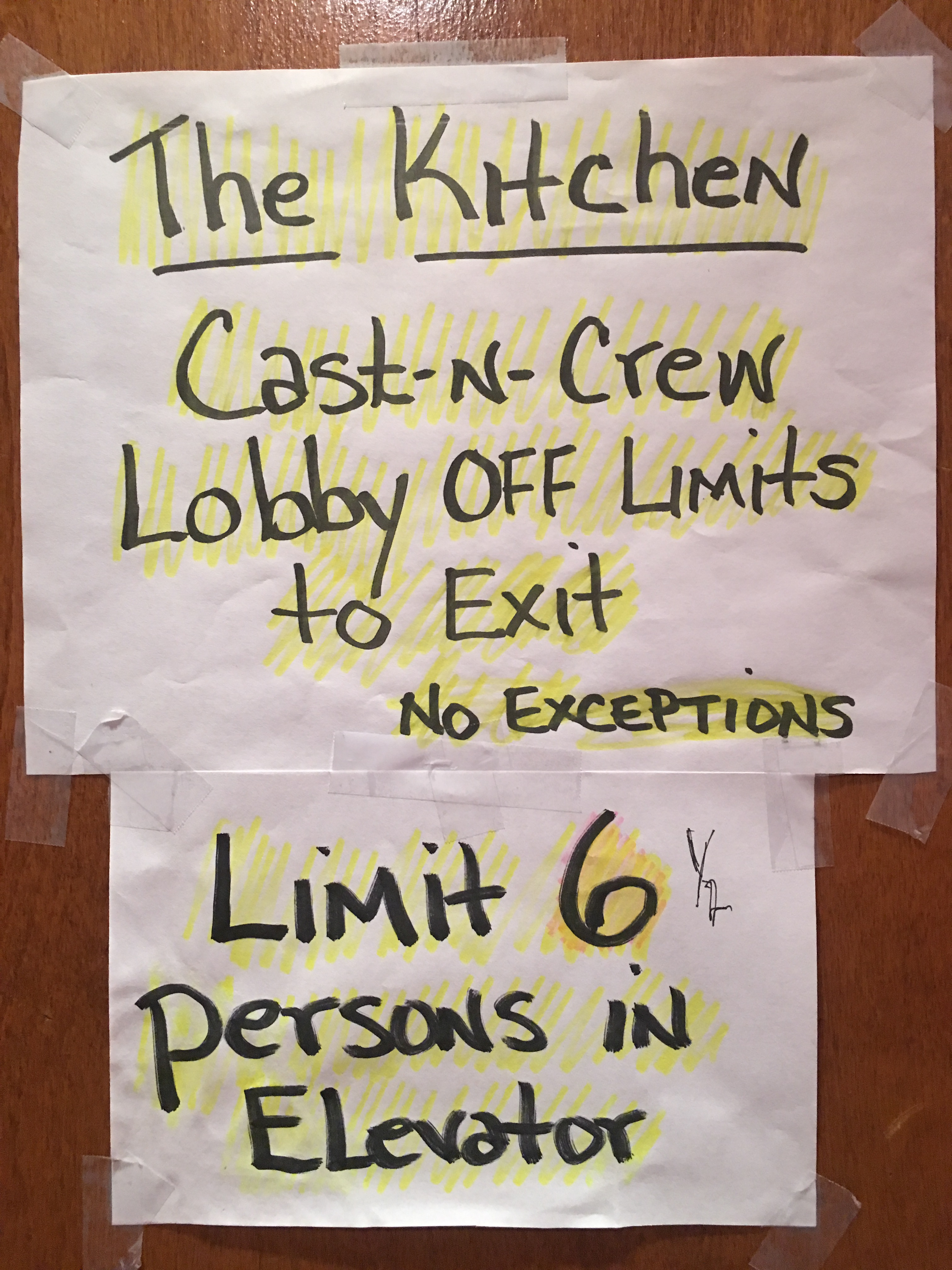I miss the free wheeling days when we, the inappropriate and star struck tenants and their pets, were allowed to mingle with the cast and celebrities like Melissa McCarthy and Elizabeth Moss were not relegated to the freight elevator.