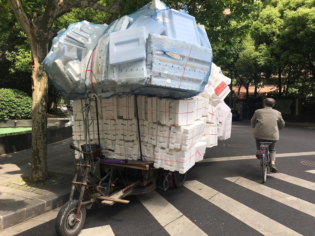 Where does all the styrofoam go?