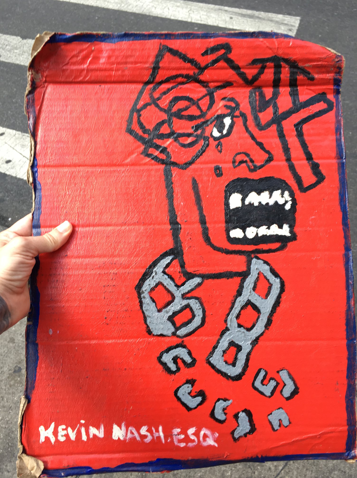 Art I bought on the street today.