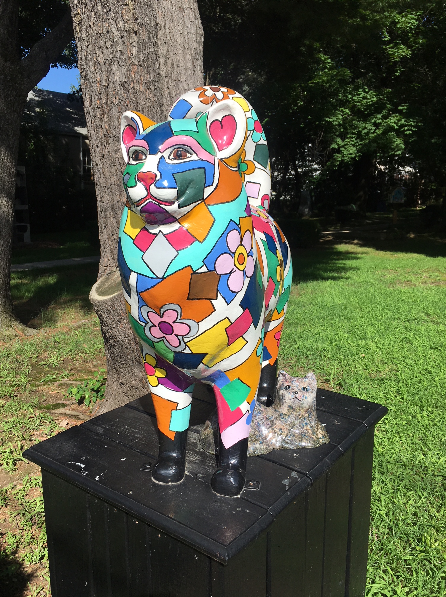 Sculpture for Leonia: Cat Sculptures