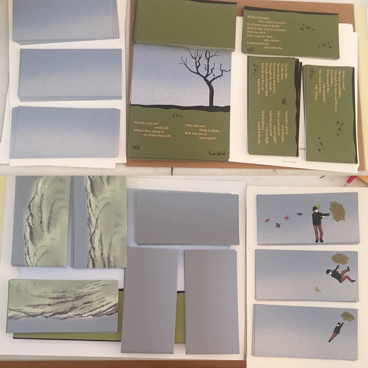 Guess what’s happening here? Struwwelpeter Kickstarter handmade book rewards to ship next month!